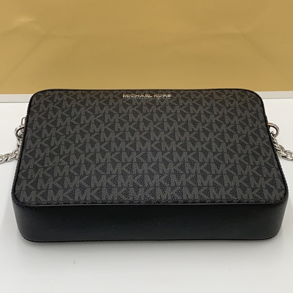 MICHAEL KORS LARGE EAST WEST CROSSBODY BLACK SIGNR - Picture 13 of 13